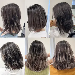 セミロング カラー EMMA🤍 CIERA.心斎橋のヘアスタイル