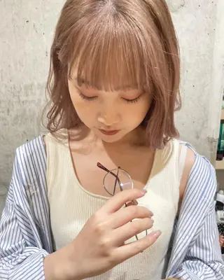 ロング カラー RISAKO レイヤーカット🎀のヘアスタイル