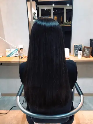 ロング カラー 川崎 龍馬のヘアスタイル