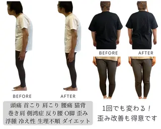 小顔矯正& 慢性肩こり腰痛改善店のエステ・リラクイメージ