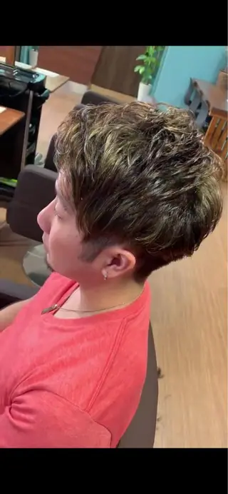 ショート カラー 薬師寺 優のヘアスタイル
