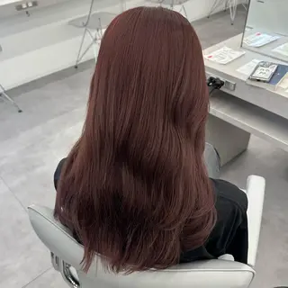 セミロング カラー 🎀ハイトーン🎀 ケアブリーチmikuのヘアスタイル