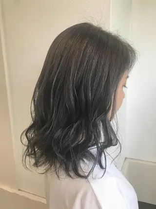 ミディアム カラー ヘアアレンジ GiseL天神カラー 髪質改善/ブリーチのヘアスタイル