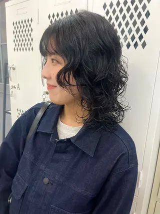 ミディアム カラー パーマ 🌼sunc HINAMI🌼のヘアスタイル