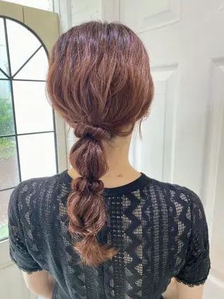 ヘアアレンジ uros.中目黒 moekaのヘアスタイル