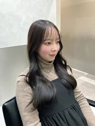 ロング カラー 💖ブリーチなし透明 感💖ASAHIのヘアスタイル