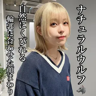 ミディアム 🐺立川のウルフ屋 さん🐺おかみ🐺のヘアスタイル