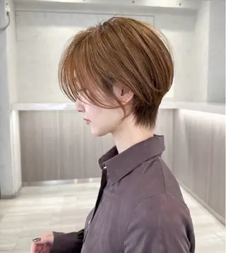 ショート カラー 縮毛矯正 特化生田のヘアスタイル