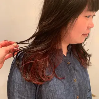 ロング カラー SAKINO. ベージュカラーのヘアスタイル