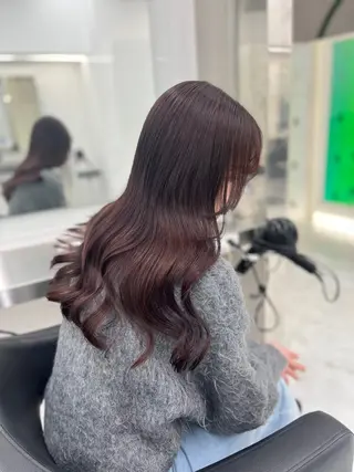 ロング カラー ヘアアレンジ 🫧🎀うる艶暖色 🏹Nanako🎀のヘアスタイル