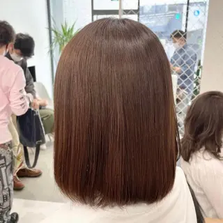 ショート カラー パーマ ヘアアレンジ メンズ キッズ ネイル マツエク・マツパ アイブロウ mona/ ストレートスタイル✨のヘアスタイル