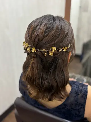 ミディアム ヘアアレンジ カラーモデル募集 ☘️もえな☘️のヘアスタイル