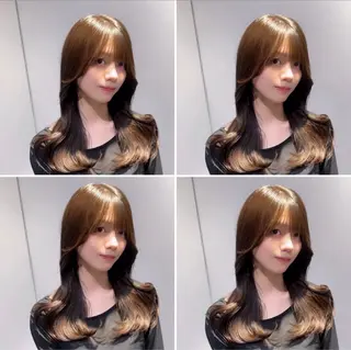 ロング カラー 透明感×髪質改善× エクステそうまのヘアスタイル