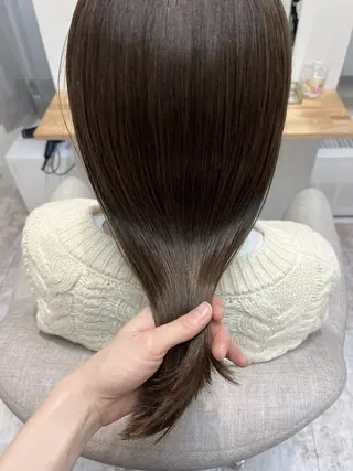 ロング 梅田/透明感カラー/ ヨシダユウコのヘアスタイル