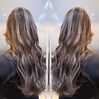 ロング カラー ハイトーン/デザイン カラー/大輔のヘアスタイル