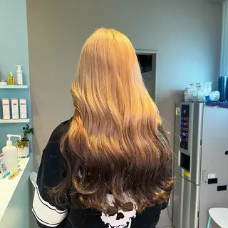 ロング カラー ブリーチカラー 🩵MIZUKIのヘアスタイル