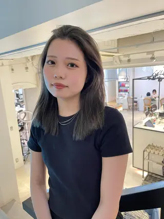 セミロング カラー zestKalon 🔗IBUのヘアスタイル