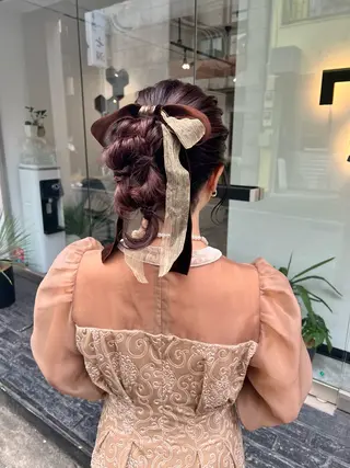 ミディアム カラー ヘアアレンジ 「sumi」 AMIのヘアスタイル