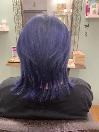 セミロング R ri R takagiのヘアスタイル