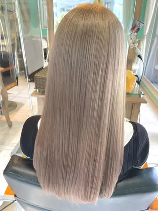 ロング カラー 極艶透明感カラー🐰 髪質改善/出雲つぐみのヘアスタイル