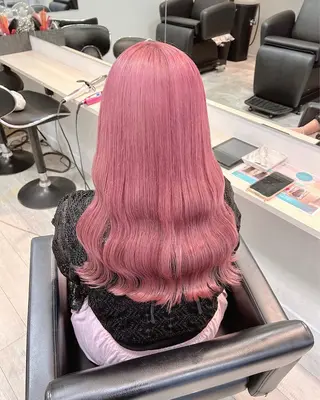ロング カラー ヘアアレンジ 代表🎀 ふわモテ愛 され髪🩷yumiのヘアスタイル