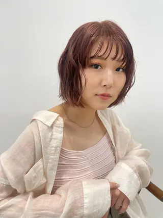 カラー 𝘚𝘶𝘻𝘶 𓂃𓈒𓏸のヘアスタイル