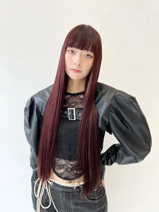 セミロング カラー HARU//原宿🤍 リピート率NO.1のヘアスタイル
