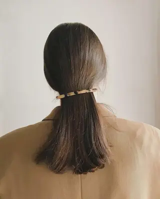 ロング カラー ボブパーマコテ巻き風 パーマNo1深江秀平のヘアスタイル