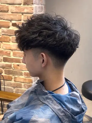 ショート パーマ 冨沢 巧のヘアスタイル