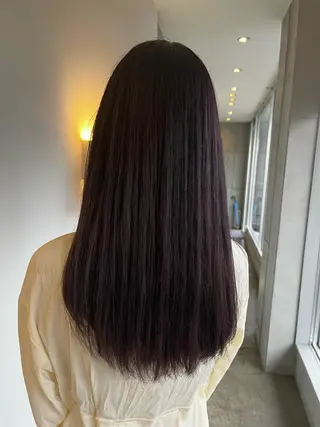 ロング おせ ちさとのヘアスタイル