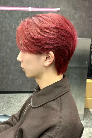 ショート カラー メンズ メンズスタイリスト 前田雄輝のヘアスタイル