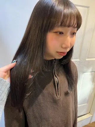 セミロング カラー sora / 渋谷 / ハイトーンのヘアスタイル