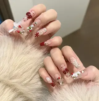 ネイル By moonネイル 🌷ワンホン/韓国風のネイルデザイン