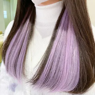 ロング 横浜🍒ルーツカラー エクステ／RIEのヘアスタイル