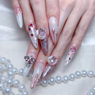 ネイル M🌷nail 長さだし専門店のネイルデザイン