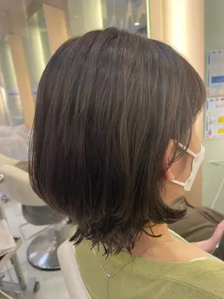 ミディアム カラー ヘアアレンジ リリー /Men's/パーマのヘアスタイル