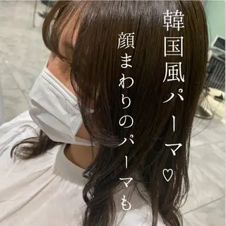 ミディアム パーマ 韓国カラーお任せ❤️ アサコサユリ🎀の眉毛・アイブロウイメージ