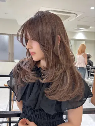 ロング カラー ご予約 宜しくお願いします！のヘアスタイル