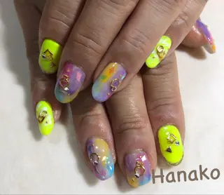 ネイル お絵描きネイル Hanakoのネイルデザイン