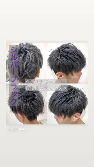 カラー メンズ 似合わせ🌿‬髪質 改善🧸RYUGOのヘアスタイル
