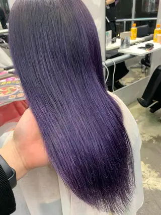 セミロング カラー ヘアアレンジ 🌈インナーカラー ‘ショウマ’🌈のヘアスタイル