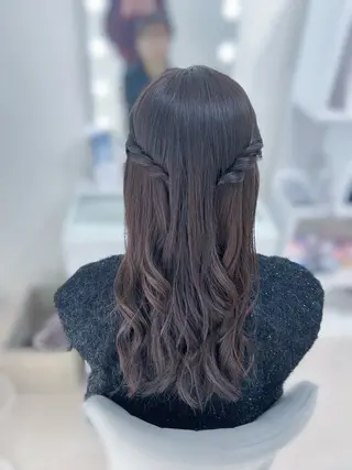 ロング ヘアアレンジ 森田 純加のヘアスタイル