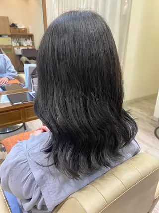 セミロング カラー 後藤 瀬奈のヘアスタイル