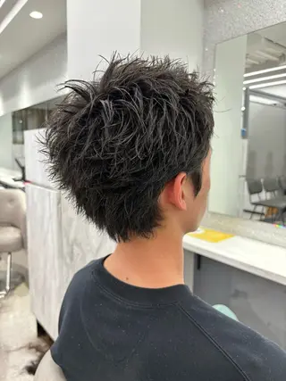 メンズ 🍐シャドウパーマ メンズ特化/守岡🍐のヘアスタイル