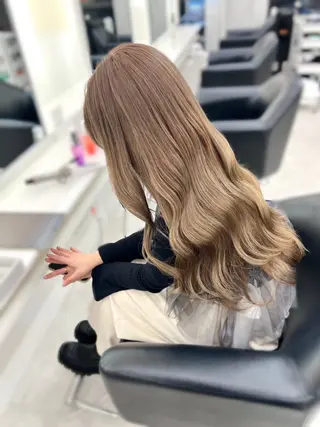 ロング カラー parvemix平野 真央🎀💞のヘアスタイル