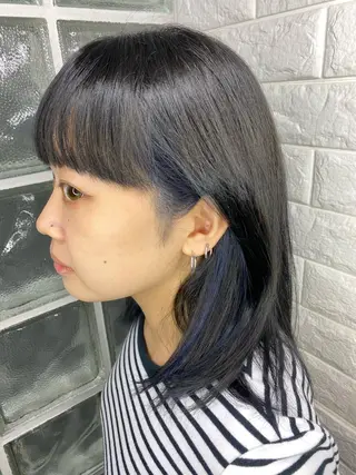 ミディアム カラー 美容師歴18年 ALBA 齊藤のヘアスタイル