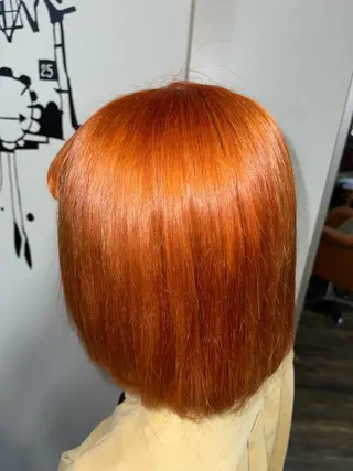 ミディアム カラー ｼﾉｻﾞｷ ｷﾅのヘアスタイル