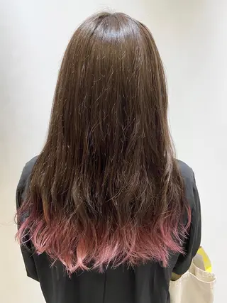 セミロング カラー 🐺ウルフ/レイヤー 似合わせ‎🤍沙羅のヘアスタイル