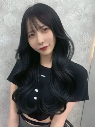 ロング カラー ヘアアレンジ 💕ブリーチ/ヘアメ 🎀YUUKAのヘアスタイル