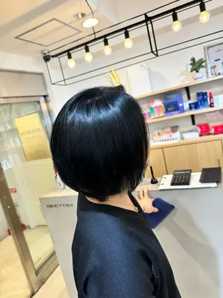 ミディアム 箕面/ボブ/ 髪質改善/加藤優眞のヘアスタイル
